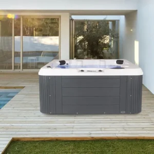 Annapolis Hot Tub, 6-Person 2-Pump Acrylic Lounger Spa, Outdoor Hot Tub, Aqualife by Strong Spas