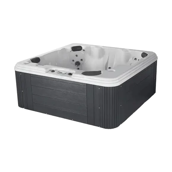 Annapolis Hot Tub, 6-Person Outdoor Hot Tub Acrylic Lounger Spa