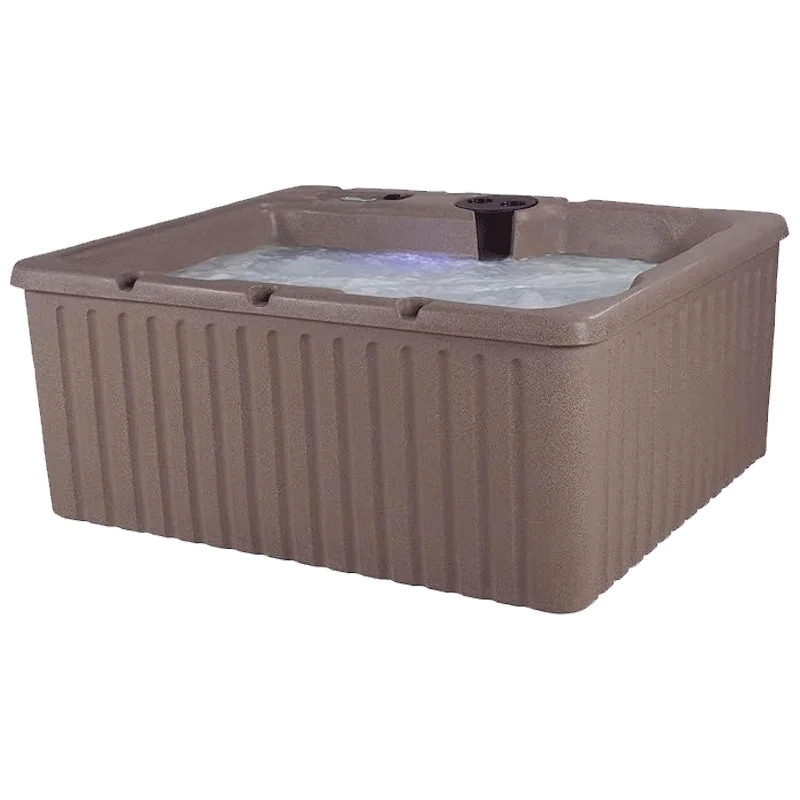 Aqualife Current Outdoor Hot Tub, Free Extras, Fits 4-Adults, Plug and Play Spa, Free Cover Included, Made in USA