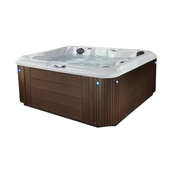 Grand Banks Outdoor Hot Tub, 5-6 Person 81-Jet Acrylic Spa