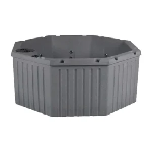 Lagoon 8-Person 20 Stainless Jet Plug and Play or 240-Volt Hot Tub with Real stainless steel Heater LED Light and ozone