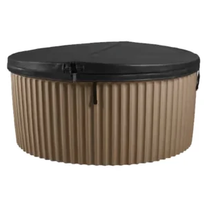 Oceania 6-Person 40 Stainless Jet 240-Volt Hot Tub with Real Stainless Steel Heater, Ozone and LED Lighting