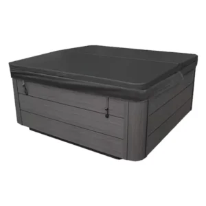 Scenic 6-Person 69-Jet 240 V Spa Hot Tub with Lounger 4-Pump, Triple Water Columns, and Bluetooth Stereo