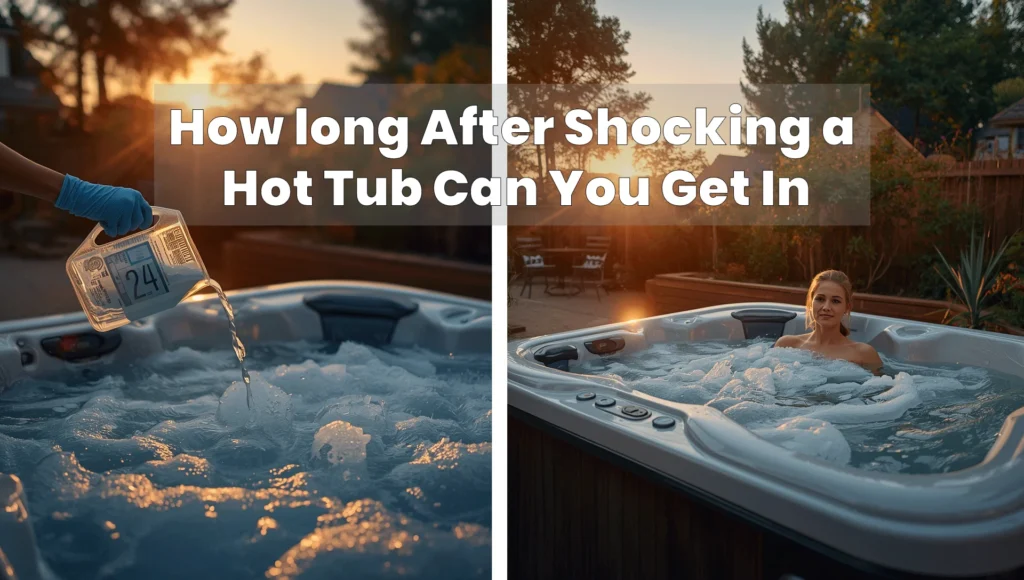 How long After Shocking a Hot Tub Can You Get In