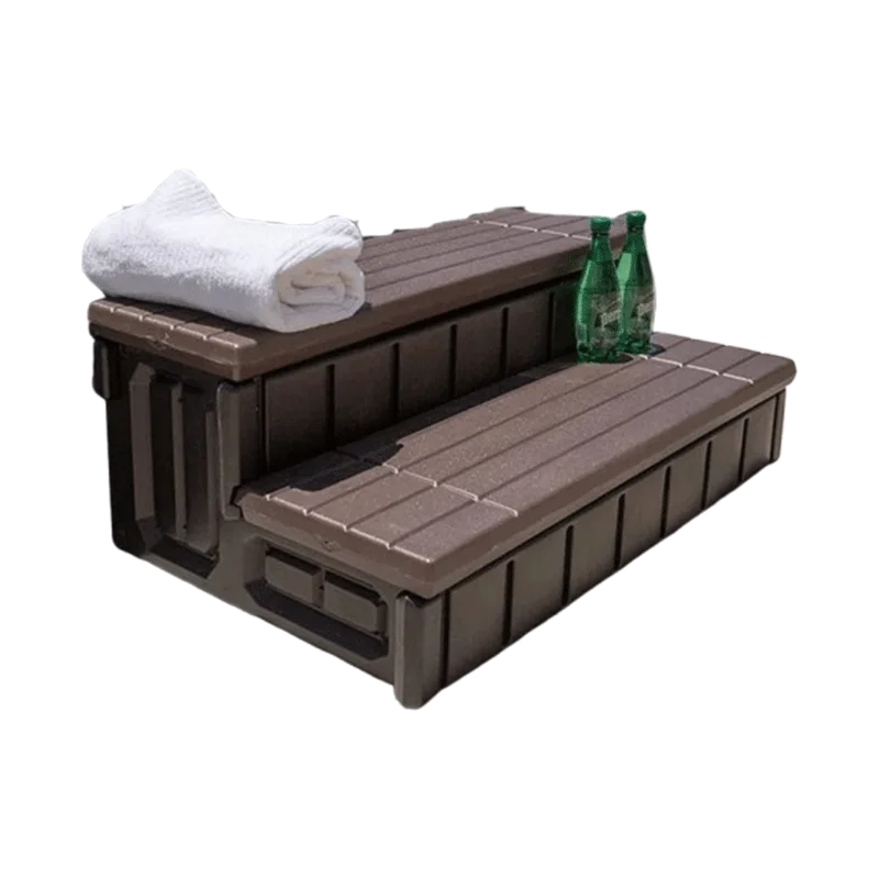 XtremepowerUS Universal 2-Step Spa Stairs