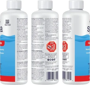 HTH Spa Clarifier: Concentrated Spa Hot Tub Chemical for Clear Water