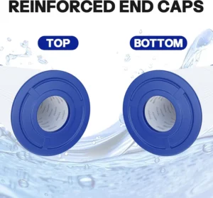 Spa Filter Compatible with C-4326, FC-2375, PRB25-IN, 303909, M-4326, 8172500, R173429, 5X13 Drop in hot tub Filter, 2 Pack