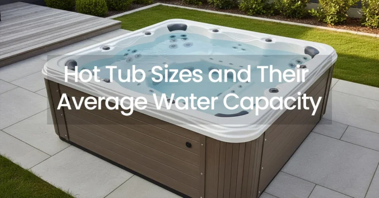 Hot Tub Sizes and Their Average Water Capacity