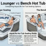 Lounger vs Bench Hot Tub